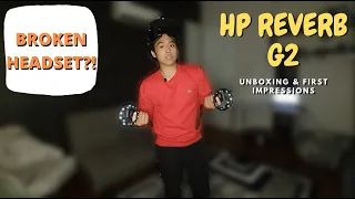 Is My Headset Broken? | HP Reverb G2 Unboxing & First Impressions.