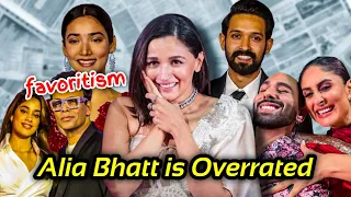 ALIA BHATT BEING PAMPERED BY FILMFARE AWARDS | ORRY GETS PREFERENCE OVER VIKRANT MASSEY