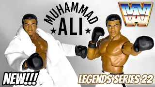 WWE Mattel Legends Series 22 MUHAMMAD ALI Figure Review **NEW FINDS**