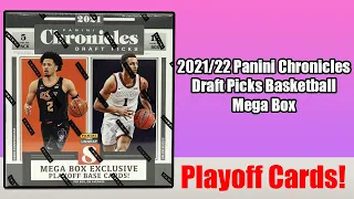 2021-22 Panini Chronicles Draft Picks Basketball Mega Box Playoff Exclusive Cards