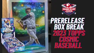 2023 Topps Chrome Cosmic Baseball Pre-Release Box  Opening - We Pull A Rookie "Stars in the Night"