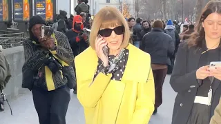 ANNA WINTOUR AT PACO RABANNE FALL WINTER 2023 SHOW IN PARIS