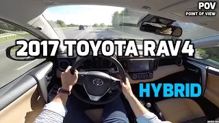 2017 Toyota RAV4 HYBRID POV test drive and review