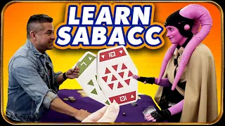 How to Play Sabacc with a Twi'lek Teacher! Learn Star Wars Card Games!