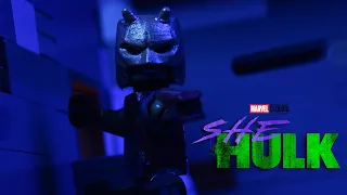 She Hulk - Daredevil Hallway Fight in LEGO