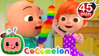 The Popsicle Colors Song | @Cocomelon - Nursery Rhymes | Food for Kids