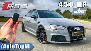 450HP AUDI RS3 8V | REVIEW POV on ROAD & AUTOBAHN (NO SPEED LIMIT!) by AutoTopNL