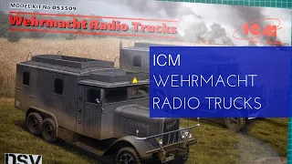 ICM 1/35 Wehrmacht Radio Trucks (DS3509) Review