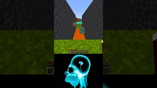 -6969 IQ vs -6002 IQ Minecraft 🐔🤡😱 (World's Smallest Violin) #shorts