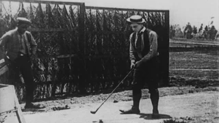 Charlie Chaplin & Buster Keaton in GOLF ANTICS