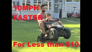 Pit Bike or ATV Speed Limiter REMOVAL