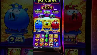 RICH LITTLE PIGGIES $75 BET JACKPOT!