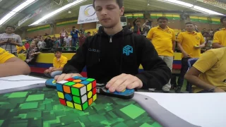 Rubik's cube world record average: 5.97 seconds