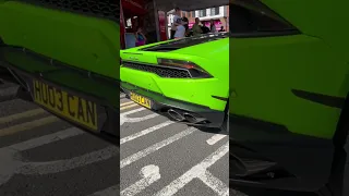 Lamborghini Huracan Incredible Green Hulk V10 Exhaust Note 🔥