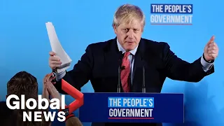 UK general election: Boris Johnson FULL victory speech following majority win