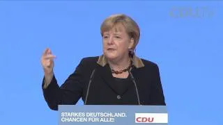 Die vollständige Rede von Angela Merkel auf dem CDU-Parteitag in Hannover