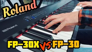 Sound comparison Roland FP-30X⚡️FP-30 | Is there a difference?