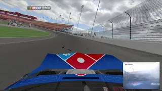 David Reutimann 2007 Auto Club 500 hard crash - NR2003 Reenactment