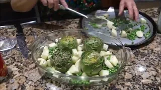 Italian Grandma Makes Stuffed Artichokes