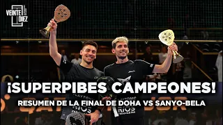 RESUMEN Final Premier Pádel Doha 2023. Lo mejor de Stupa-Di Nenno vs Bela-Sanyo y tie break completo