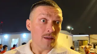 Oleksandr Usyk REACTS to Tyson Fury beating Ngannou!