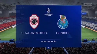 ROYAL ANTWERP vs FC PORTO I CHAMPIONS LEAGUE I 25.10.2023 I FIFA 23 I SIMULATION