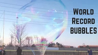 World Record Largest Soap Bubble