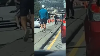 Wild road rage in Coquitlam! Sent in by Josh #roadrage #crazy #crazymoments