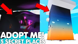 👀5 SECRET PLACES IN ADOPT ME!😱 (NO ONE KNOWS ABOUT THIS!)🤫ROBLOX