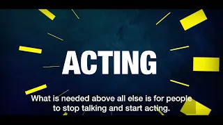 Stop talking, start acting: message to world leaders at COP26