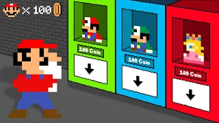 Mario's New Challenge: Picking the Right Baby from the Vending Machine
