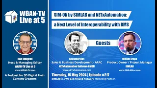 WGAN-TV | SIM-ON by SIMLAB +NETxAutomation: A Next Level of Interoperability with (BMS)  | #mttr