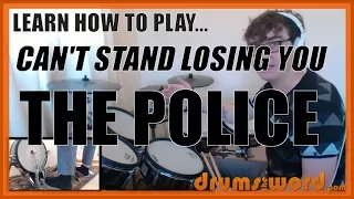 ★ Can't Stand Losing You (The Police) ★ Drum Lesson PREVIEW | How To Play Song (Stewart Copeland)