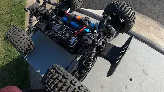 maiden run/bash with the Tekno MT410 BEAST