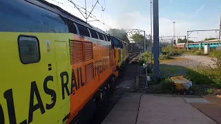 (HD/4K) Colas Rail 37219+37116 depart Crewe on 1Z56 to Norwich 12/5/2018