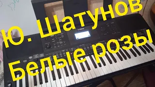 Ю.Шатунов. Белые розы на синтезаторе YAMAHA PSR E 463