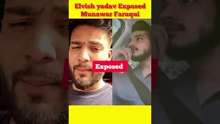 Elvish yadav Exposed Munawar faruqui 😱 - Elvish yadav bigg boss #shorts