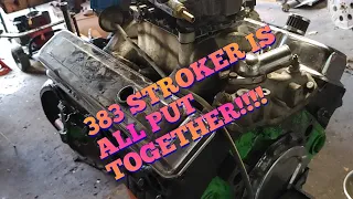 BUDGET 383 STROKER BUILD PART 3. Engine Assembly