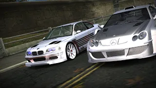 NFS MW | Queen Jewels VS Kaze | BMW M3 GTR DTM VS MERCEDES BENZ CLK 500 | Blacklist 7