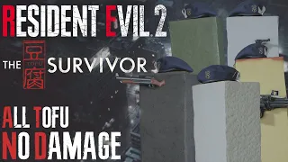 Resident Evil 2 (2019) Remake: "NO DAMAGE" The Tofu Survivor - ALL Tofu Clear