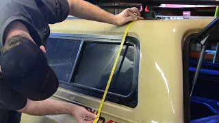 Fiberglass Canopy Roof Track Installation - Cascade Rack