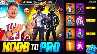 Free Fire I Took The Impossible Challenge For NOOB To PRO😫 Challenge Gone Wrong -Garena Free Fire