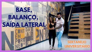 Aprenda Dançar Sertanejo Universitário - Aula -  Base com Balanço Saída Lateral | Poesia Urbana