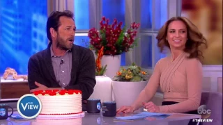 The View - Luke Perry Surprises Jedediah Bila For Her Birthday