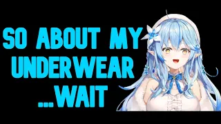 Lamy talks about her underwear then gets embarrassed and pauses the stream [En Subs] [Hololive]