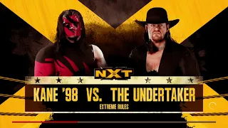 Kane 98 vs Undertaker in Extreme Rules Match #wwegame #wwe2k18 #viral #undertaker