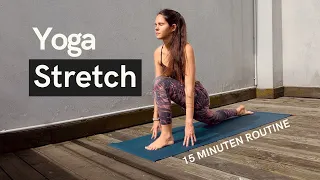 Yoga Stretch ganzer Körper | Entspannung und Beweglichkeit | 15 Min. Routine