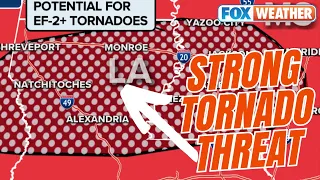 Severe Storms Bringing Damaging Wind, Strong Tornado Threat To South As Thanksgiving Travel Starts