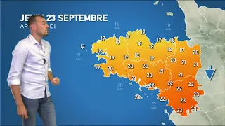 Bulletin météo pour le jeudi 23 septembre 2021