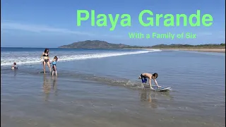 Costa Rica VLOG 12 - Playa Grande with a Family